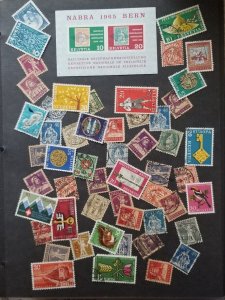 SWITZERLAND Used Stamp Lot Collection T5936