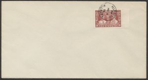 1935 #213 3c Silver Jubilee FDC, Hartell Alberta CDS