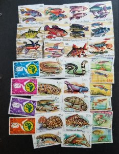 GUINEA Used Stamp Lot Collection T5231