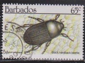 BARBADOS Scott # 785 Used - Black Hardback Beetle