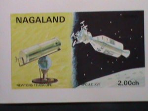 ​NAGALAND-PROMOTION SALES-NEWTONS SPACE TELESCOPE-MNH IMPERF S/S VERY FINE