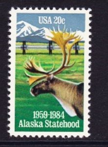 2066 Alaska Statehood F-VF MNH Single