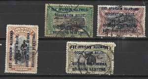 COLLECTION LOT 15156 GERMAN COLONIES 4 OCCUPIED STAMPS