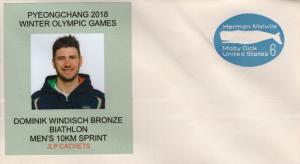 PYEONGCHANG WINTER OLYMPIC GAMES BIATHLON CACHET   FDC5002