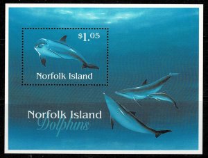 Norfolk Island 1997 Dolphins M/s