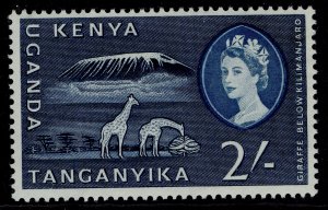 KENYA UGANDA TANGANYIKA QEII SG194, 2s dp grey-blue & dp greenish blue, LH MINT.