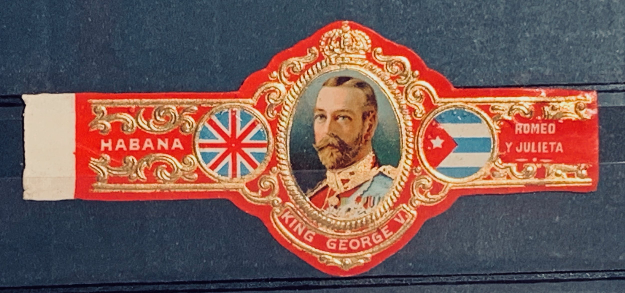 Cuba Romeo Y Julieta Habana King George V - OLD Cigard Band Vitola ...