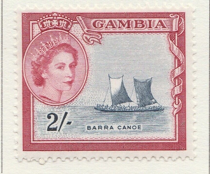 1953 Gambia 2s MH* Stamp A4P40F40090-
