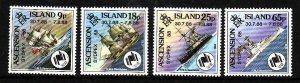 Ascension Is.-Sc#445-8-unused  NH set-Ships-1988-please note that each stamp has
