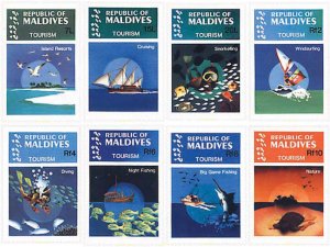 31662 MNH MALDIVAS 1984 TURISMO