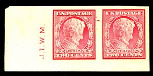 U.S. #368 MINT PAIR OG HR