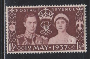 Great Britain,  1/2d George VI & Elizabeth   (SC# 234) MNH