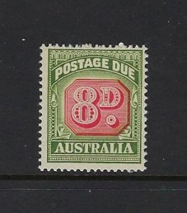 AUSTRALIA SCOTT #J92 1958-60 POSTAGE DUES 8D  - MINT NEVER HINGED