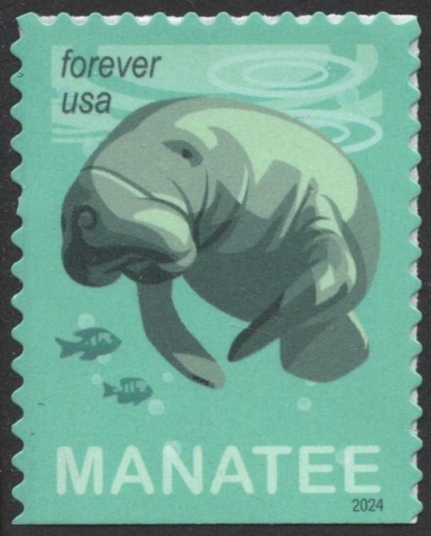 SC#5851 (Forever) Manatee Booklet Single (2024) SA