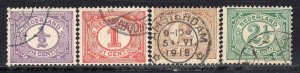 5118 - Netherlands 1899 - New Daily Stamps - Used Set