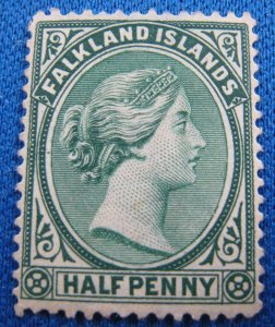 FALKLAND ISLANDS 1892  -  SCOTT # 9a  USED   (f5)