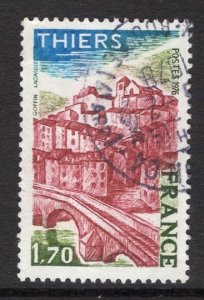 France   #1472  used  1976  tourism  Thiers  1.70fr