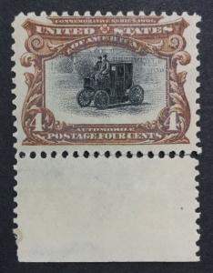 MOMEN: US #296 MINT OG H #23987