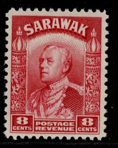 SARAWAK GV SG112a, 8c carmine, M MINT.