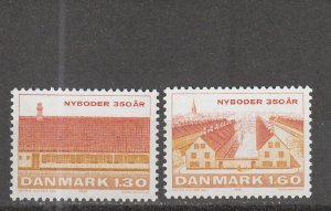 Denmark  Scott#  678-679  MNH  (1981 Nyboder Development)
