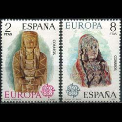 SPAIN 1974 - Scott# 1804-5 Europa-Sculptures Set of 2 NH