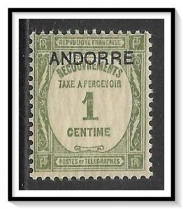 Andorra French #J9 Postage Due MNH