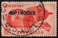 Australia #356 Used - 1963 5d. - Boats and Ships, Aircraft