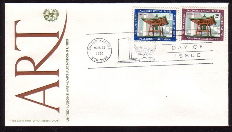 United Nations 203 - 204 Geneva Cachet FDC