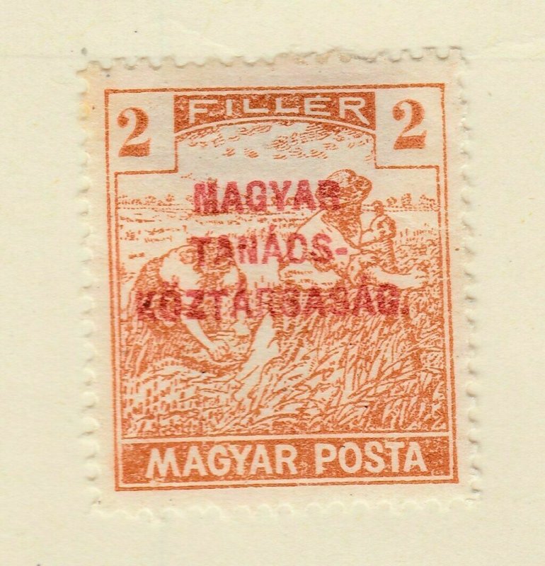 A6P7F229 Ungarn Hongrie Hungría Hungary 1919 optd 2f mh*