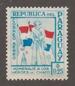 Paraguay - Scott # C236  War Heroes  - MH  (Heavily Hinged)