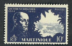 Martinique #198 Mint Hinged single
