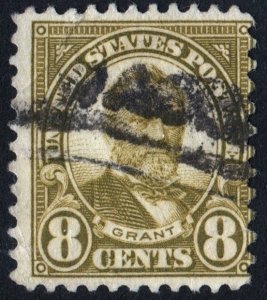 SC#640 8¢ Grant (1927) Used