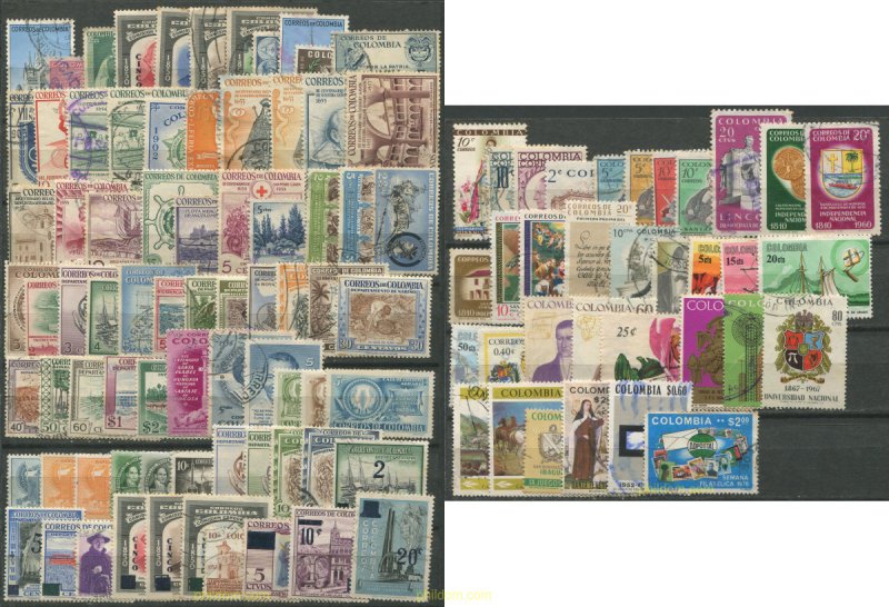 711995 MNH COLOMBIA 1950 LOTE SELLOS 1950-1970
