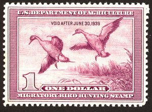 U.S. #RW5 MINT OG LH