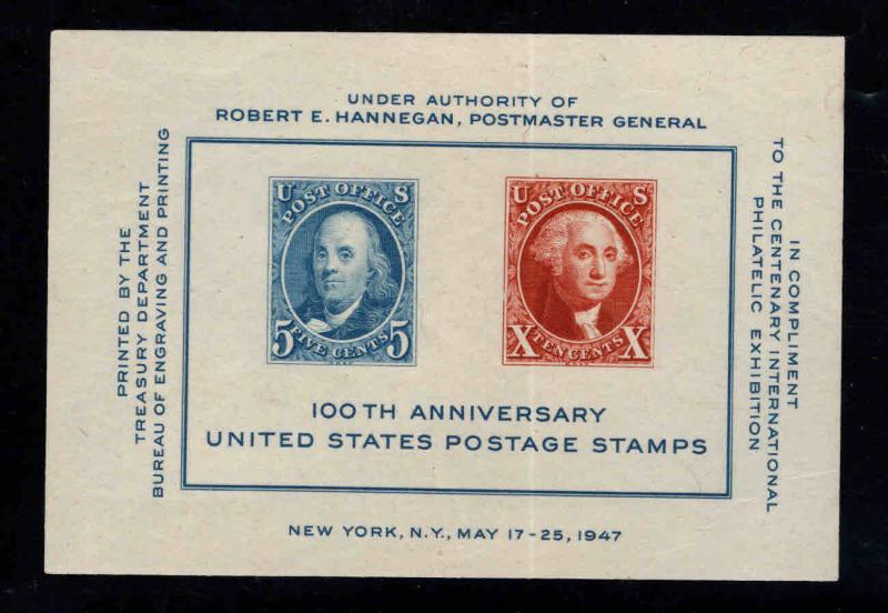 USA Scott 948 MNH** stamp centennial mini sheet 1947