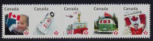 Canada 2012 Flags Booklet Strip MNH # 2503a