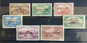 Turkey Ottoman 1914 Abrogation of the Capitulations MH* SET SG #524/532