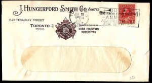 Canada-cover #12477 - 3c Admiral -York Cnty-Toronto, Ont-Jul 18 1931 -CC illustr