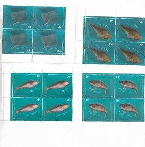 ARGENTINA 2004 FISH MARINE FAUNA FROM MALVINAS FALKLAND BLOCKS SC 2285/88