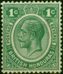 British Honduras 1929 1c Green SG126 Fine MNH