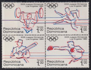 Dominican Republic - 1984 - SC 911a - NH - Block of 4