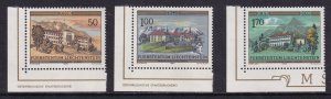 Liechtenstein   #806-808  MNH  1985  monasteries