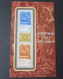 Sri Lanka 1983 Sc 696a Christmas Religion set MNH