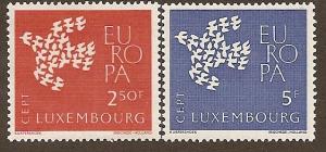 Luxembourg   Scott 382-383  Mint  Complete  