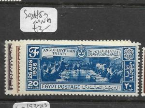 EGYPT (P0904BB) TREATY  SG 245-7  MNH