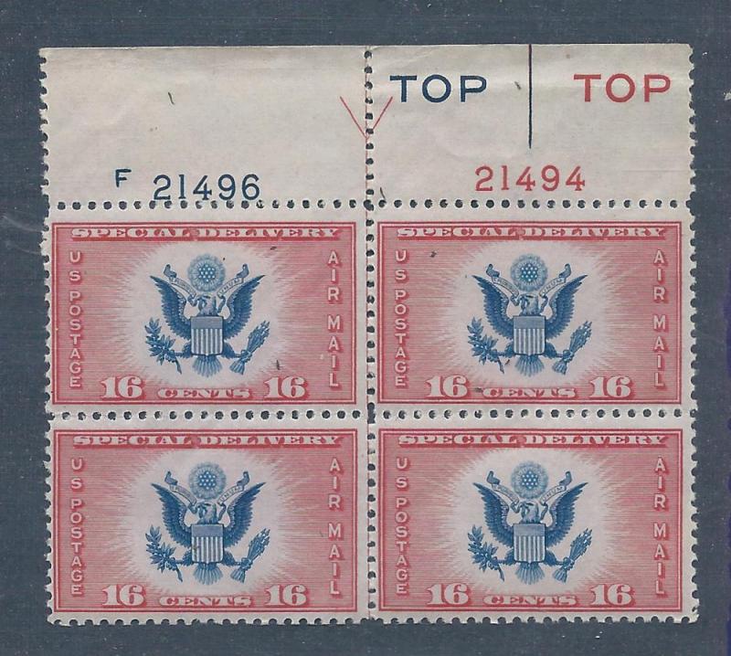 CE2 MNH 16c. Air Mail Special Delivery, scv: $30