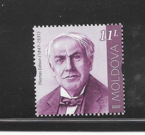 MOLDOVA - THOMAS EDISON (NEW ISSUE) MNH