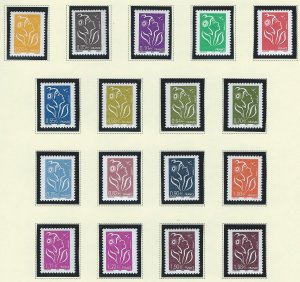 France mnh  sc #  3066-3082