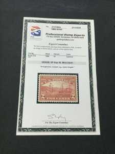MOMEN: US STAMPS #372 MINT OG NH PSE GRADED CERT XF-SUP 95