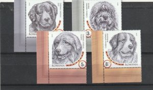 2019 ROMANIA STAMPS DOG BREEDS SET MNH ANIMALS CIOBANESC